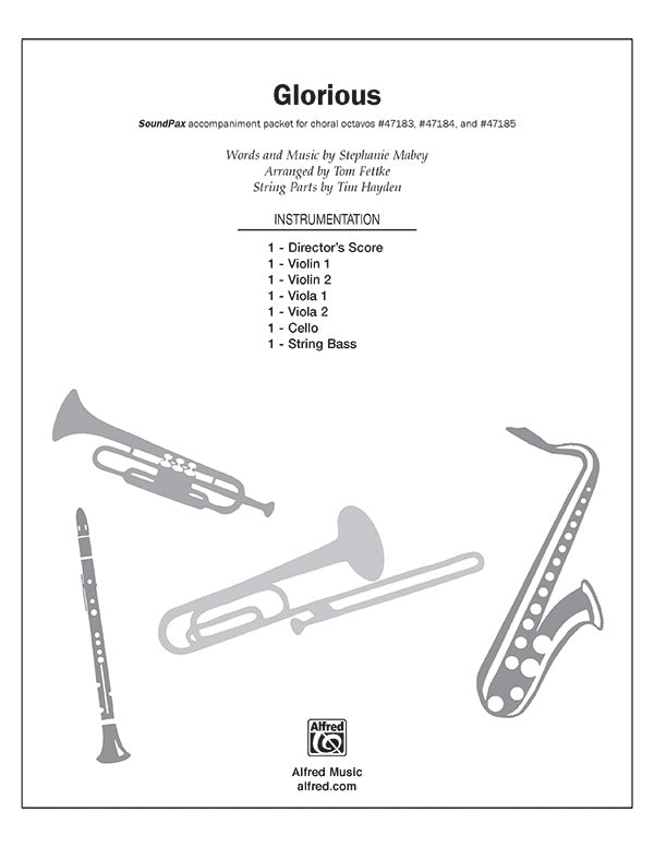 Glorious: 2nd Viola Sheet Music Preview