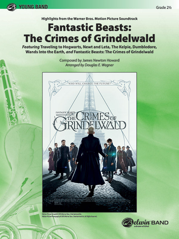 Fantastic Beasts: The Crimes of Grindelwald: 1st B-flat Clarinet Sheet Music Preview