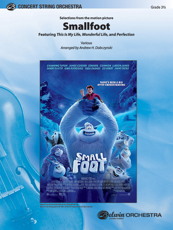 Smallfoot: 1st Violin Sheet Music Preview