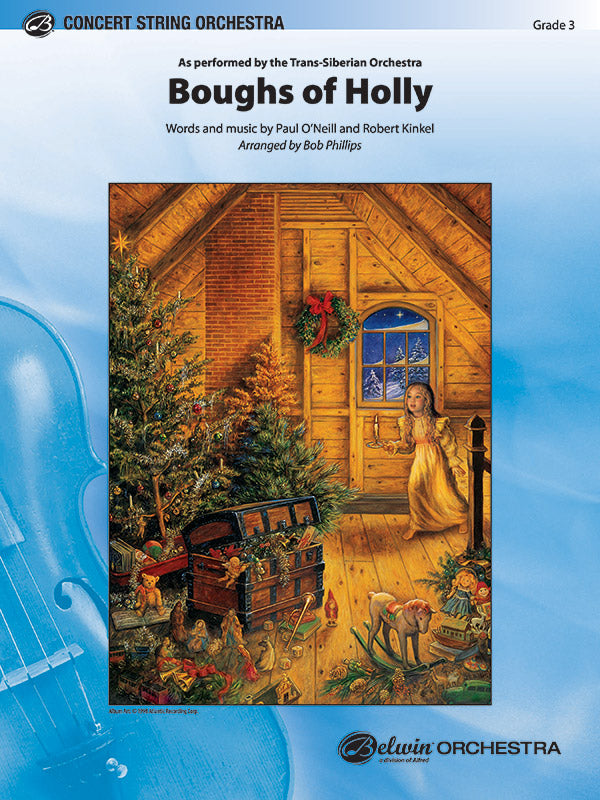 Boughs of Holly: 2nd Violin Sheet Music Preview