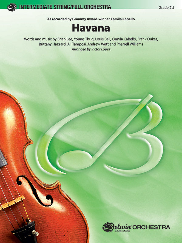 Havana: String Bass Sheet Music Preview