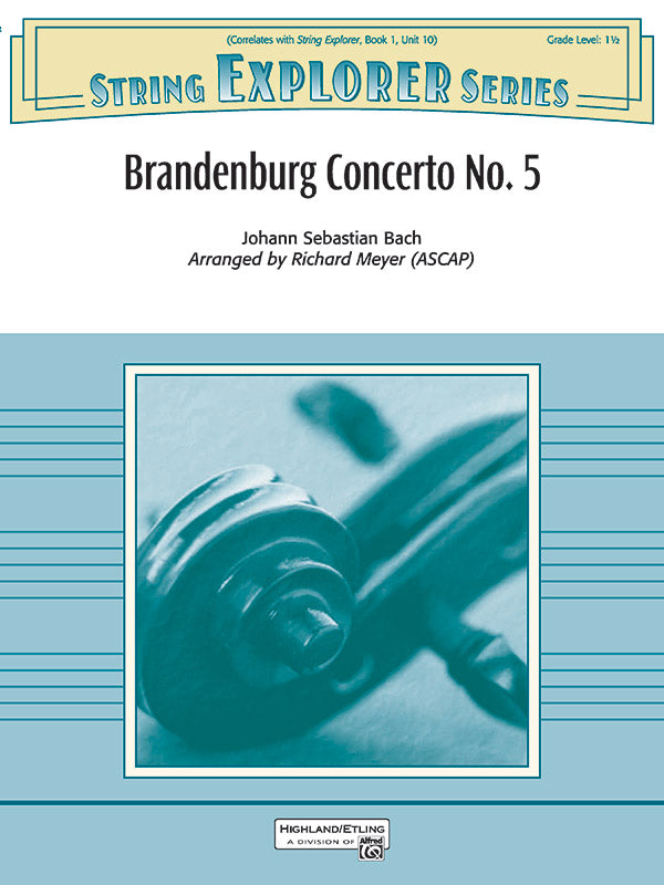 Brandenburg Concerto No. 5: Viola Sheet Music Preview