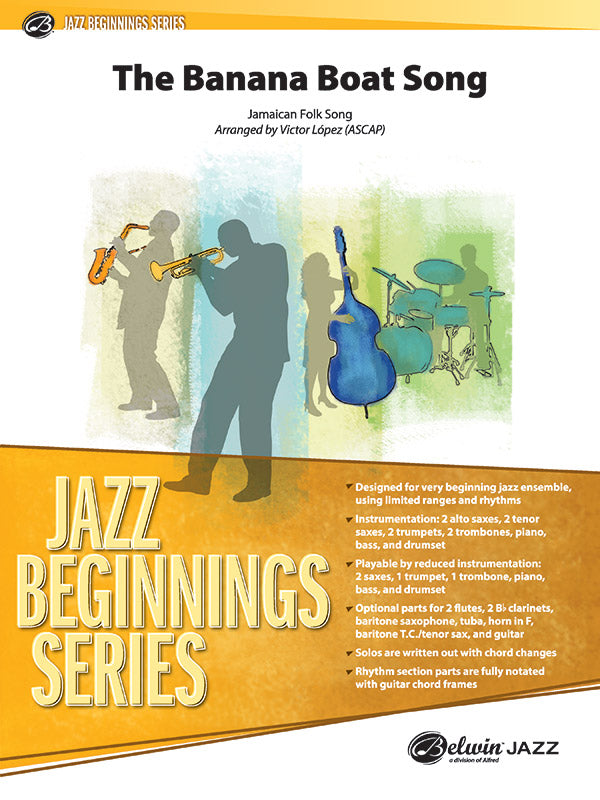 The Banana Boat Song: E-flat Baritone Saxophone Sheet Music Preview