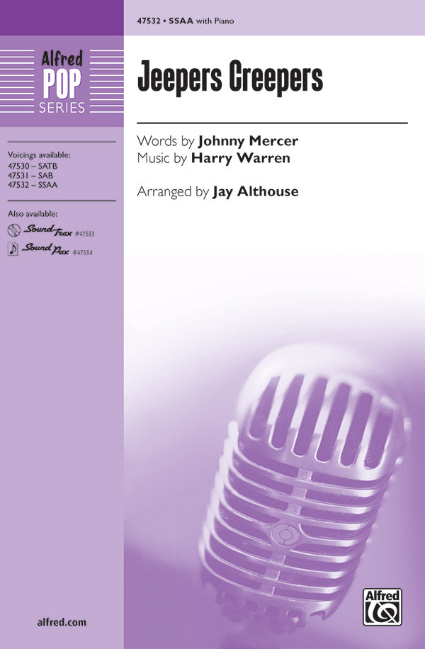 Jeepers Creepers Sheet Music Preview