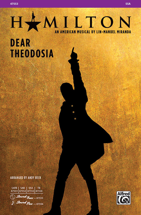 Dear Theodosia Sheet Music Preview