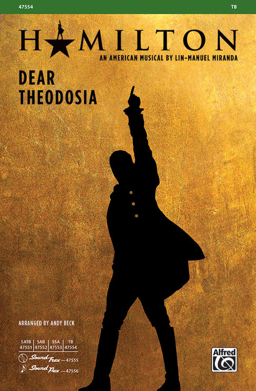 Dear Theodosia Sheet Music Preview