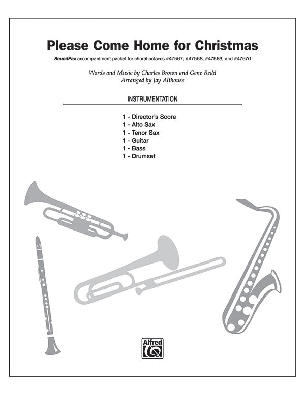 Please Come Home for Christmas: Drums Sheet Music Preview