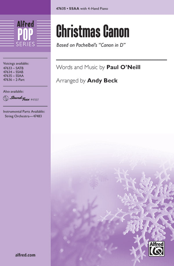 Christmas Canon Sheet Music Preview