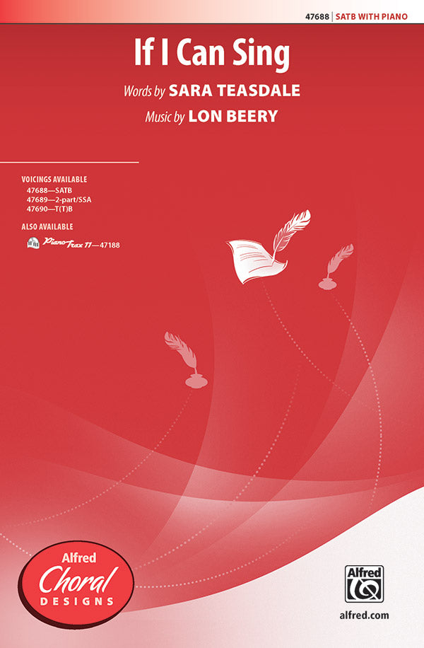 If I Can Sing Sheet Music Preview