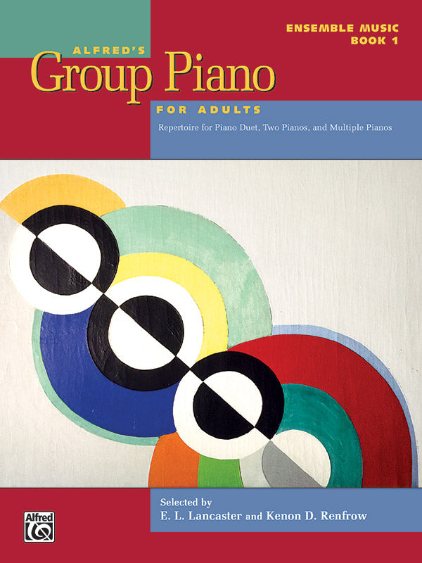 Alfred's Group Piano for Adults: Ensemble Music, Book 1: Repertoire for Piano Duet, Two Pianos, and Multiple Pianos Sheet Music Preview