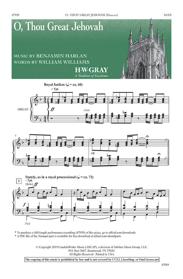 O, Thou Great Jehovah Cover Image