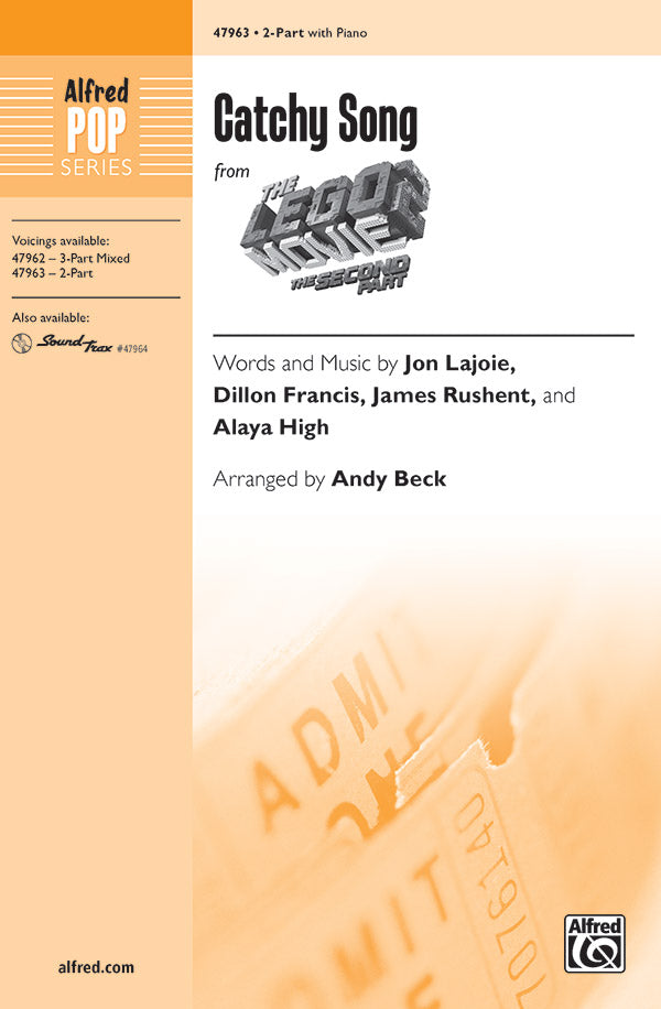 Catchy Song Sheet Music Preview