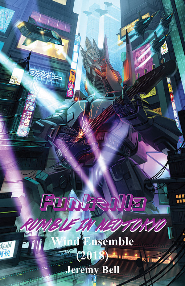 Funkzilla: Rumble in Neo Tokyo: 3rd Trombone Sheet Music Preview