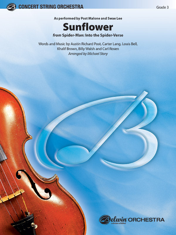 Sunflower: 1st Violin Sheet Music Preview