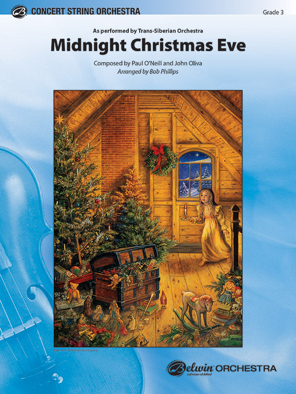 Midnight Christmas Eve: Score Sheet Music Preview