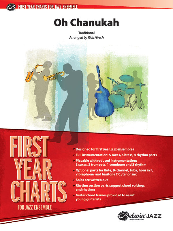 Oh Chanukah: B-flat Tenor Saxophone Sheet Music Preview