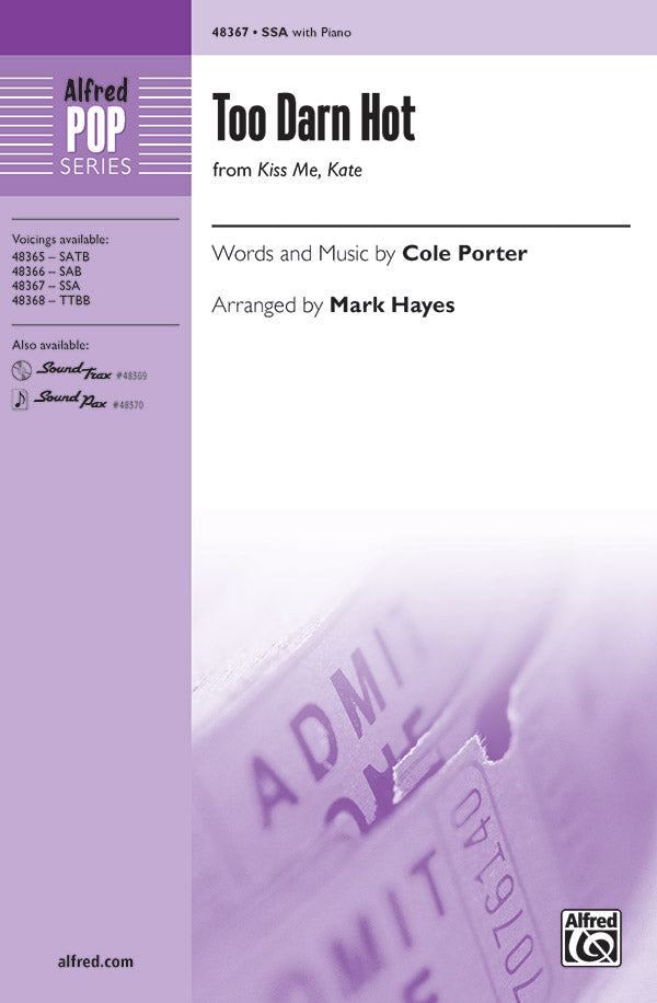 Too Darn Hot Sheet Music Preview