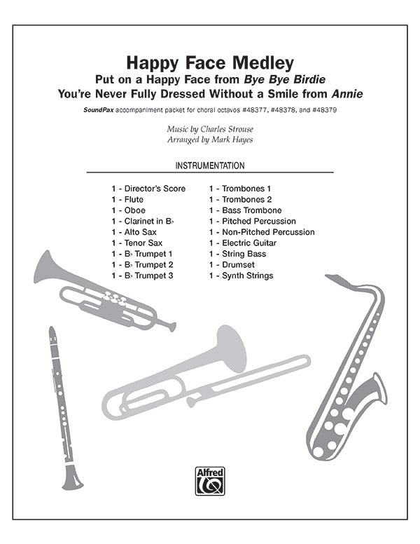 Happy Face Medley: B-flat Tenor Saxophone Sheet Music Preview