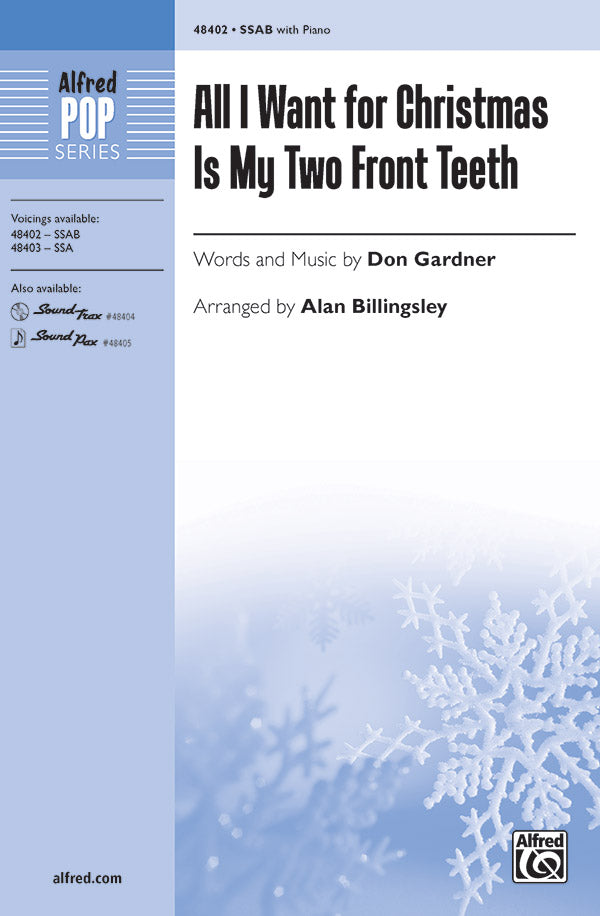 All I Want for Christmas Is My Two Front Teeth Sheet Music Preview