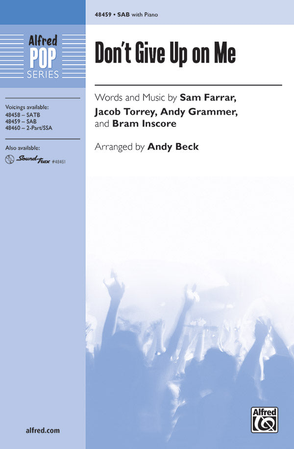 Don't Give Up on Me Sheet Music Preview