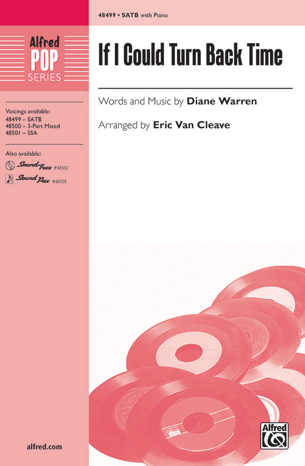 If I Could Turn Back Time Sheet Music Preview