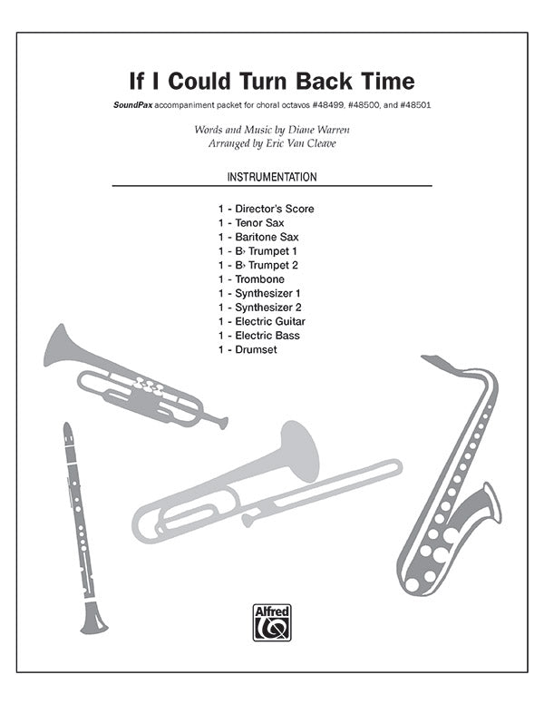 If I Could Turn Back Time Sheet Music Preview