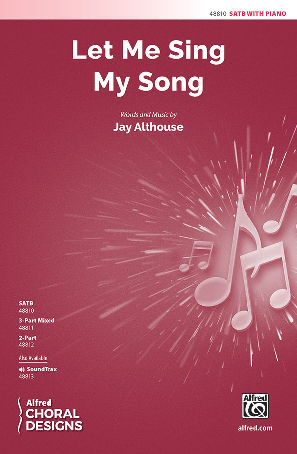 Let Me Sing My Song Sheet Music Preview