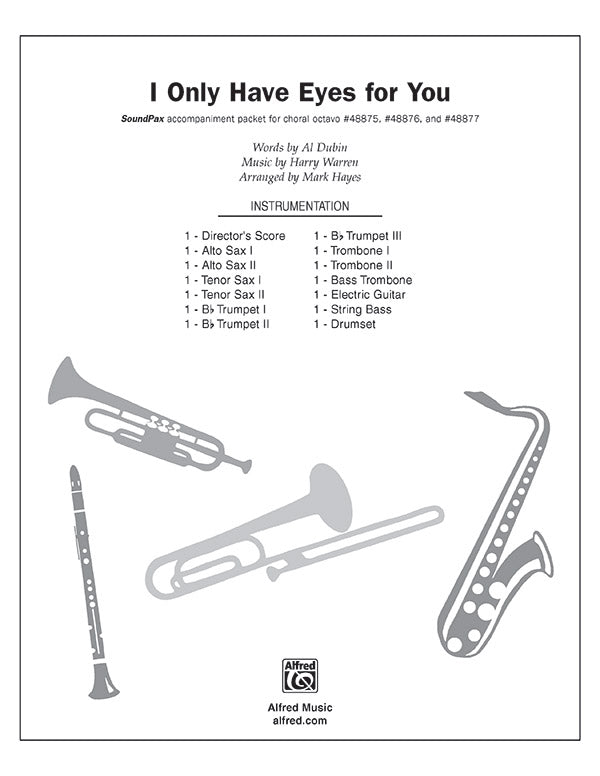 I Only Have Eyes for You: Bass Trombone Sheet Music Preview