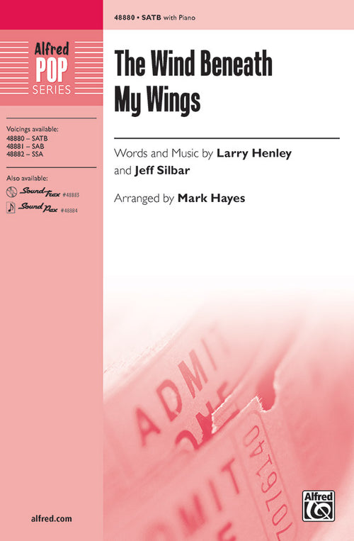 The Wind Beneath My Wings Sheet Music Preview