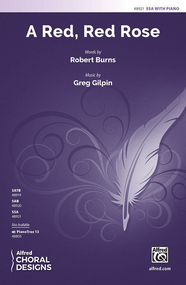 A Red, Red Rose Sheet Music Preview