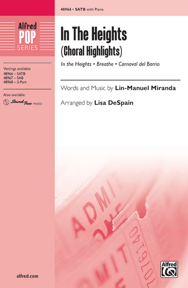 In the Heights (Choral Highlights) Cover Image