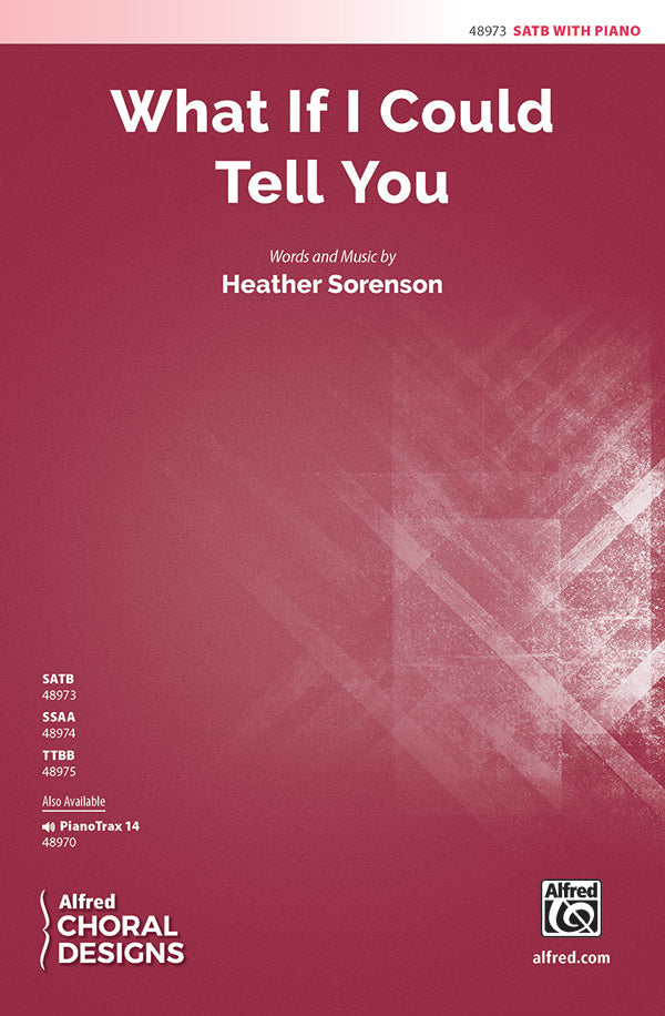 What If I Could Tell You Sheet Music Preview