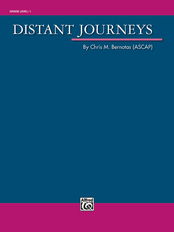 Distant Journeys: 2nd E-flat Alto Saxophone Sheet Music Preview