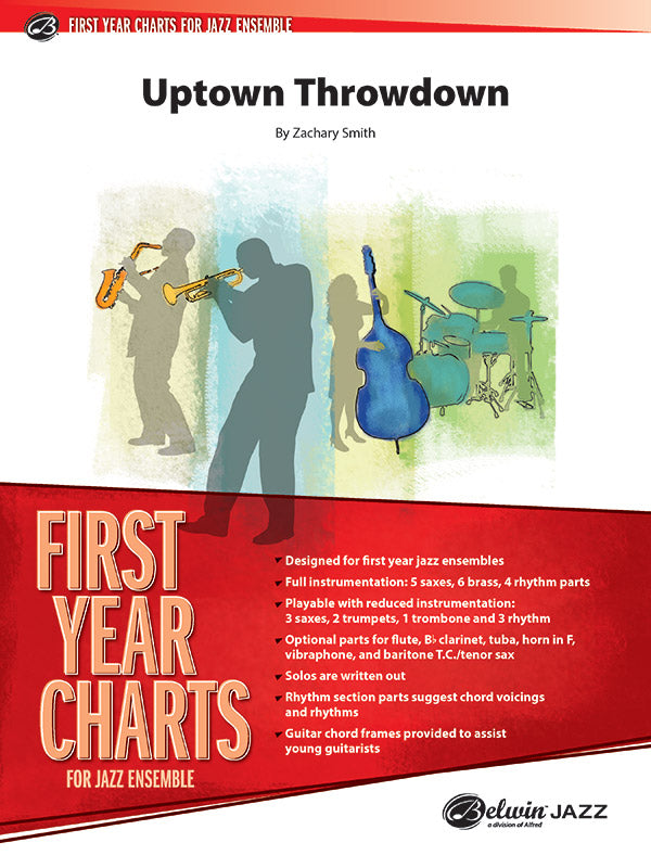 Uptown Throwdown: B-flat Tenor Saxophone Sheet Music Preview
