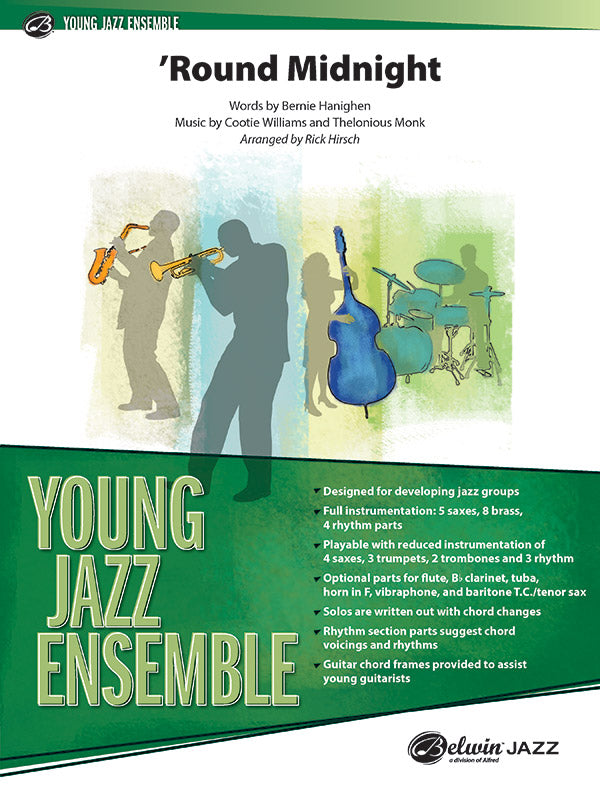 'Round Midnight: 2nd Baritone T.C. Sheet Music Preview