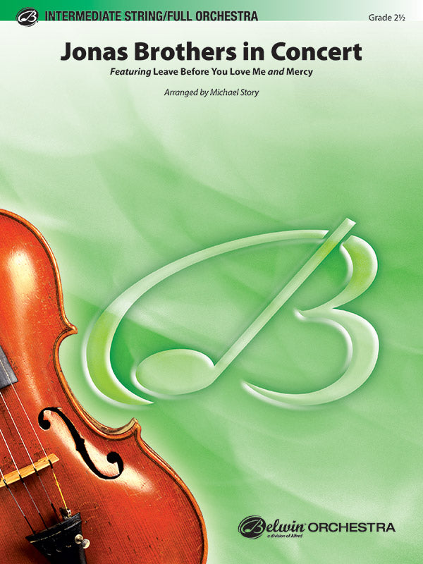 Jonas Brothers in Concert: Score Sheet Music Preview