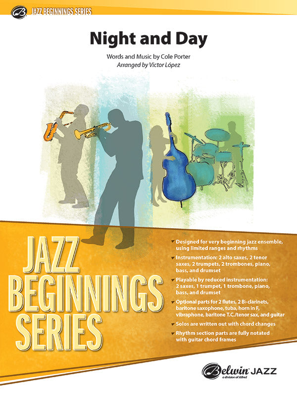 Night and Day: 1st B-flat Clarinet Sheet Music Preview