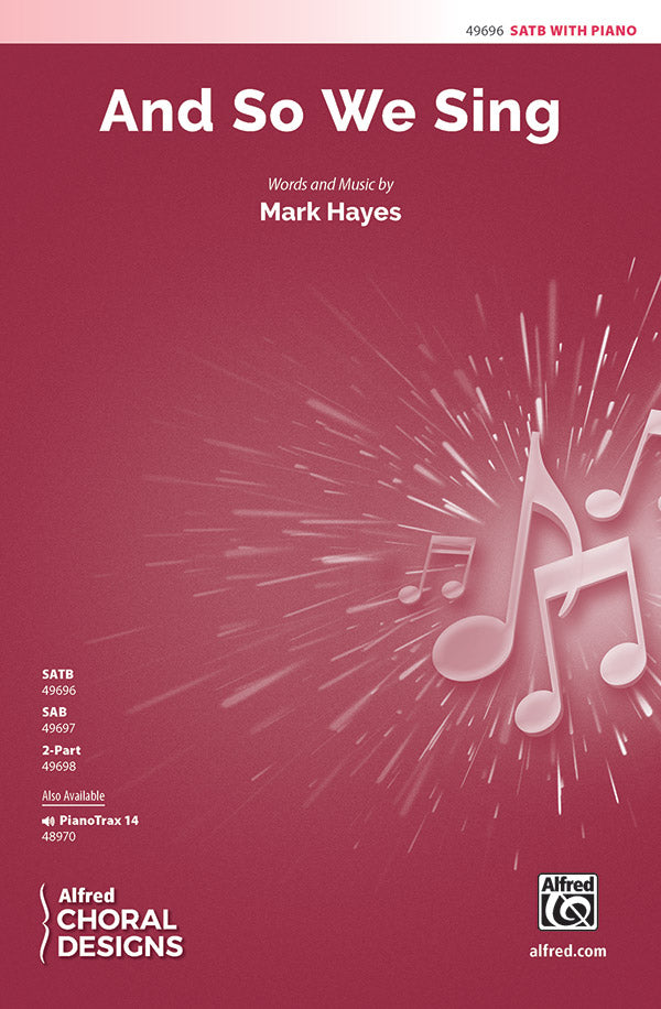 And So We Sing Sheet Music Preview