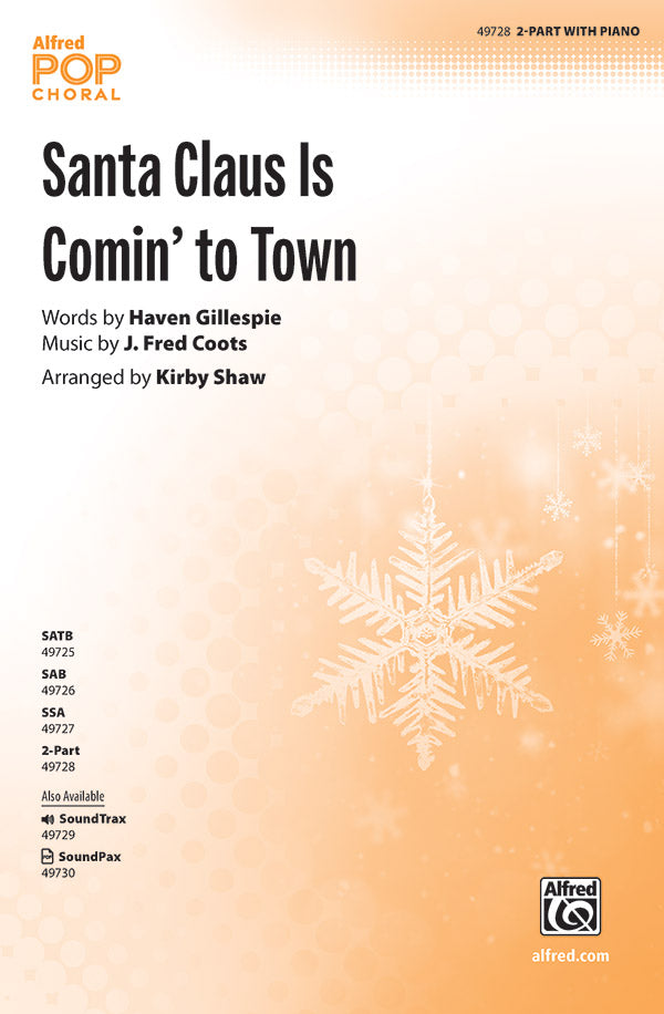Santa Claus Is Comin' to Town Sheet Music Preview