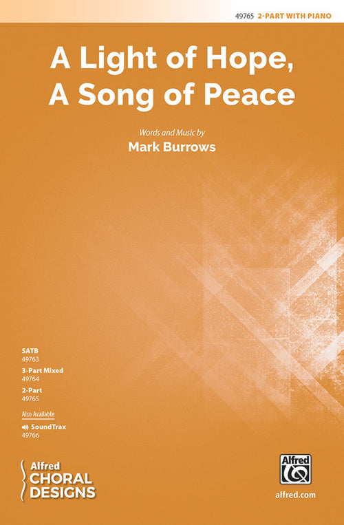 A Light of Hope, A Song of Peace Sheet Music Preview