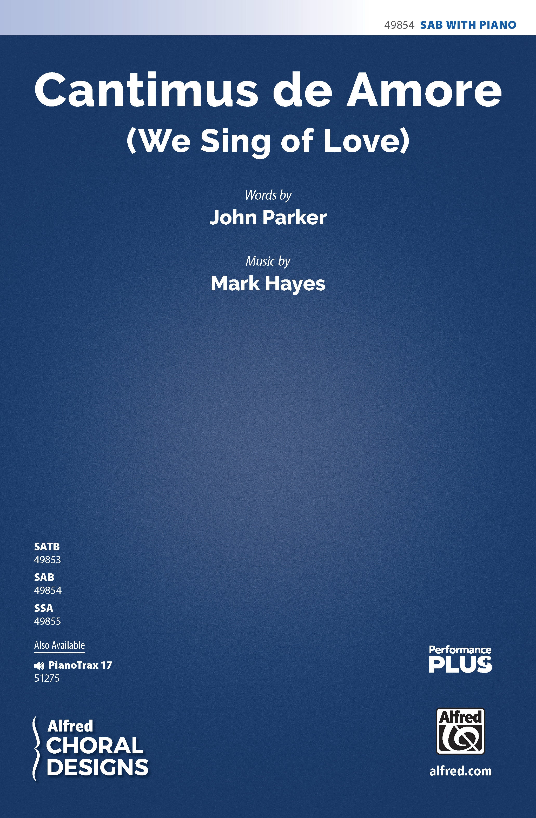 Cantimus de Amore Sheet Music Preview
