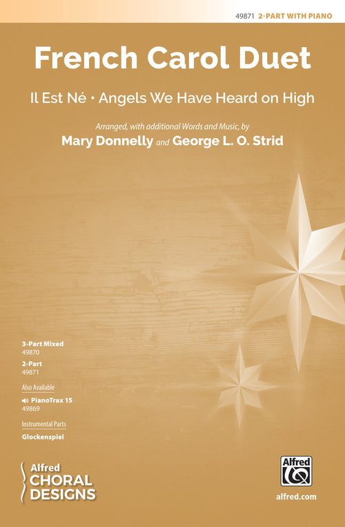 French Carol Duet Sheet Music Preview