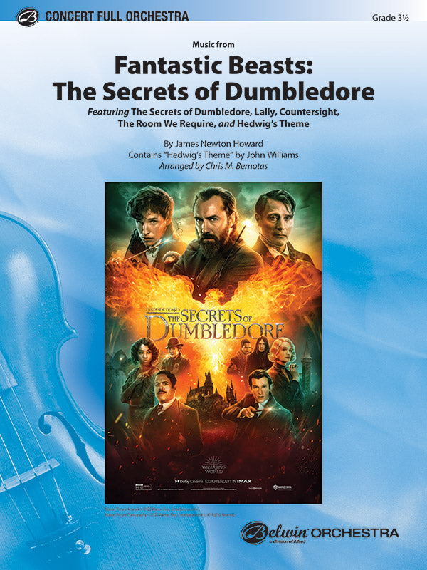 Fantastic Beasts: The Secrets of Dumbledore: Cello Sheet Music Preview