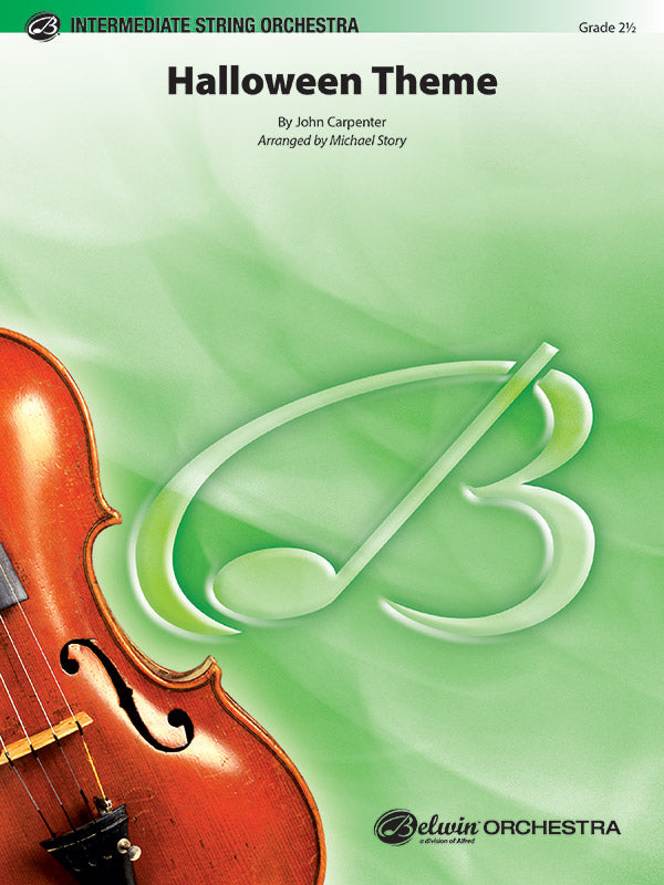 Halloween Theme: 2nd Violin Sheet Music Preview