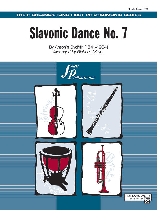 Slavonic Dance No. 7: 2nd Violin Sheet Music Preview
