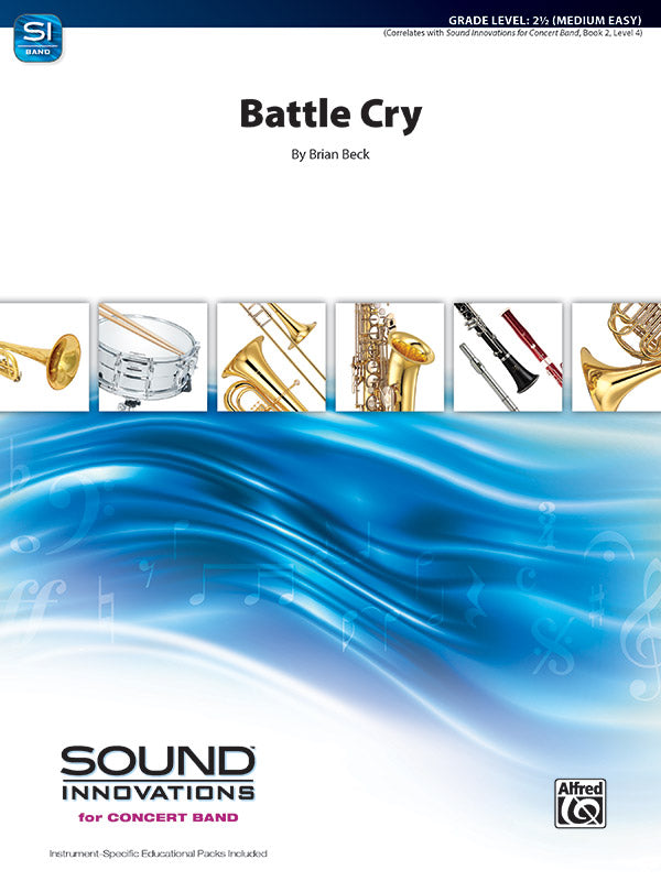 Battle Cry: B-flat Bass Clarinet Sheet Music Preview
