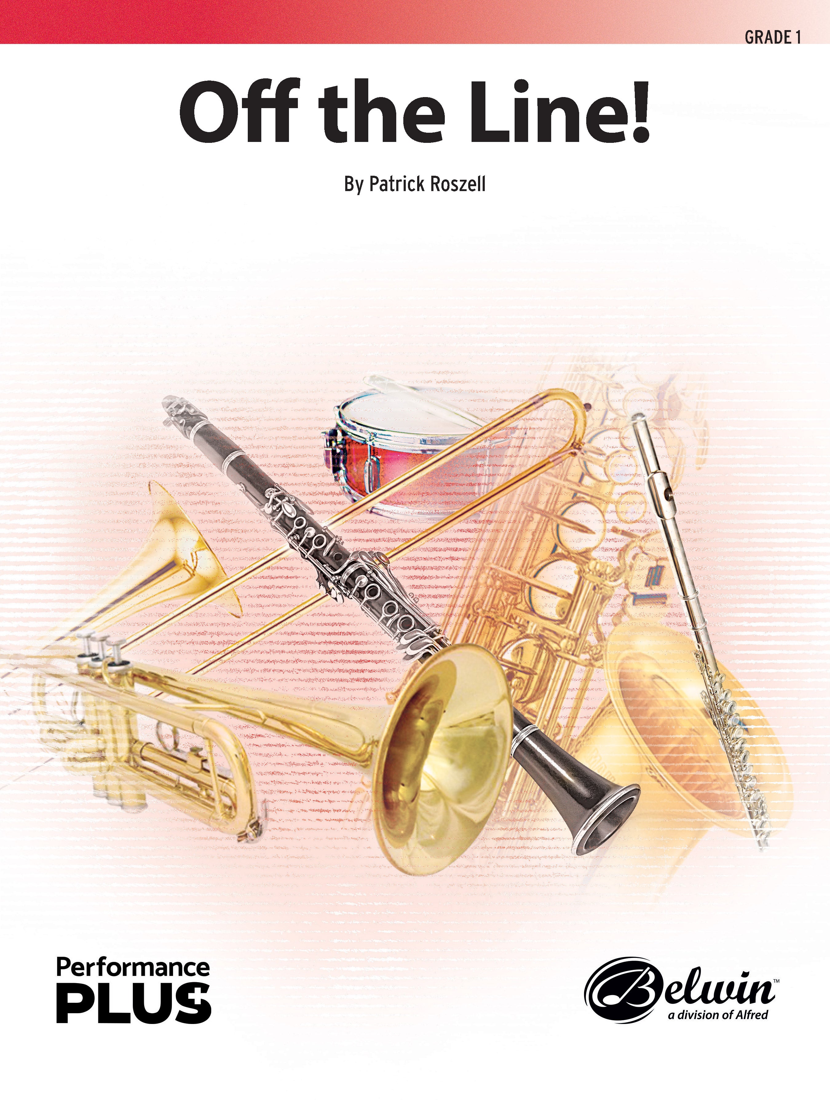 Off the Line!: B-flat Tenor Saxophone Sheet Music Preview