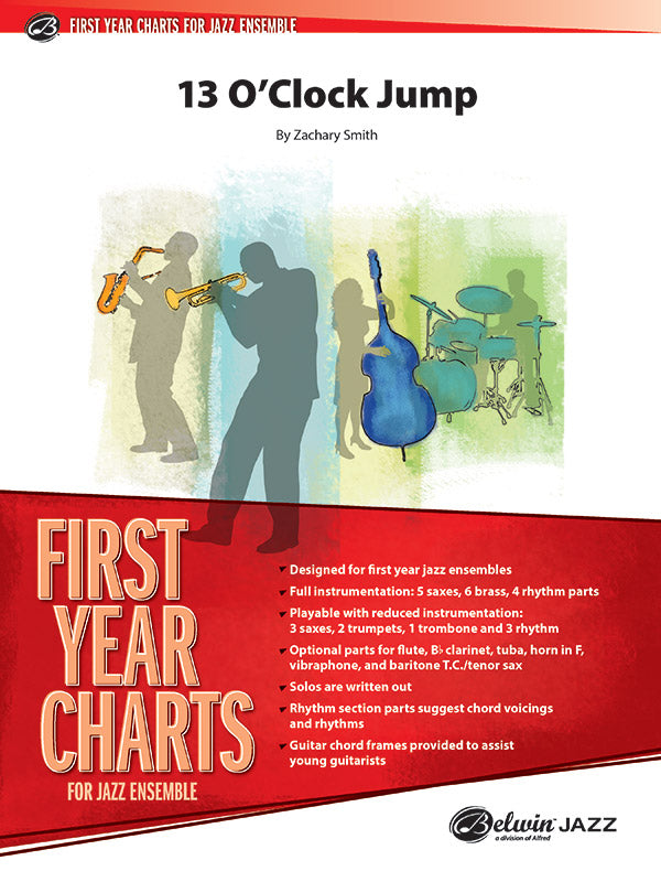 13 O'Clock Jump: 2nd B-flat Tenor Saxophone Sheet Music Preview