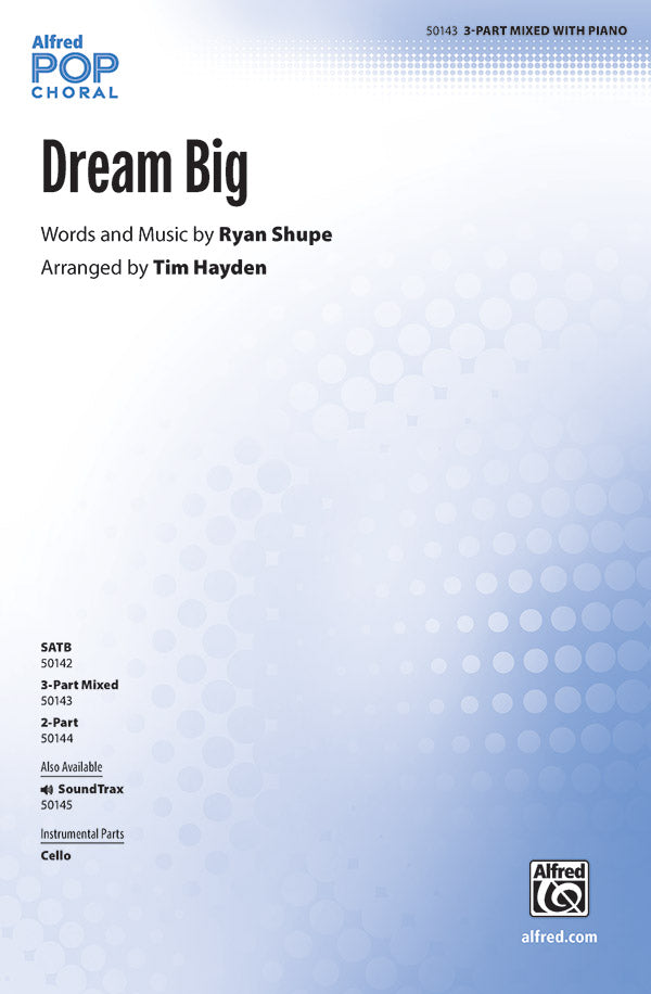 Dream Big Sheet Music Preview