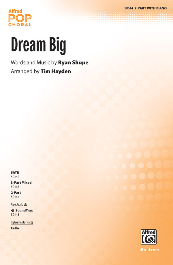 Dream Big Sheet Music Preview